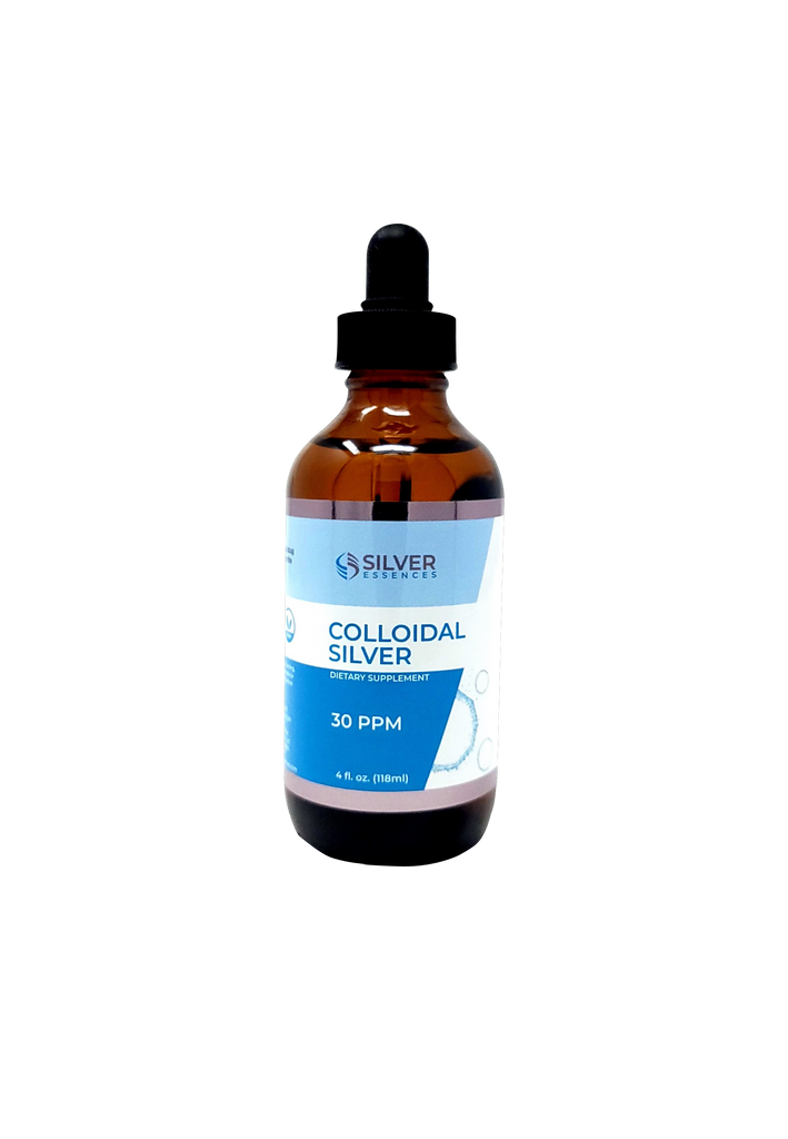 Colloidal Silver in Amber Glass Bottle - 4oz