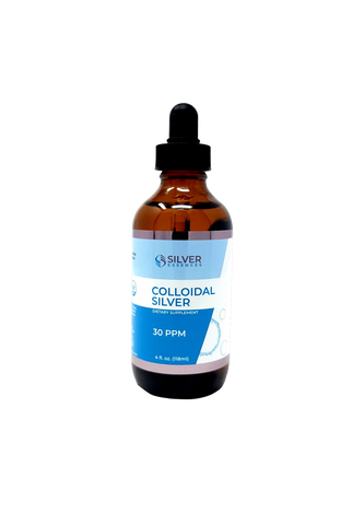 Colloidal Silver in Amber Glass Bottle - 4oz
